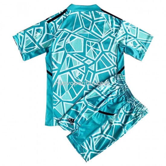Maglie da Calcio Manchester United Portiere Bambino Alternativa Tenuta 2022-2023 Manica Corta