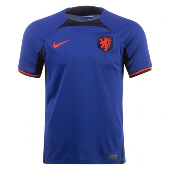 Maglie da Calcio Paesi Bassi Trasferta Tenuta Mondiali 2022 Manica Corta