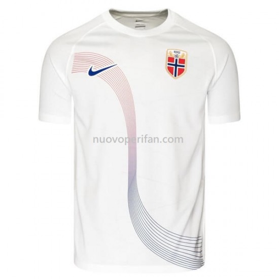 Maglie da Calcio Norvegia Trasferta Tenuta 2022 Manica Corta