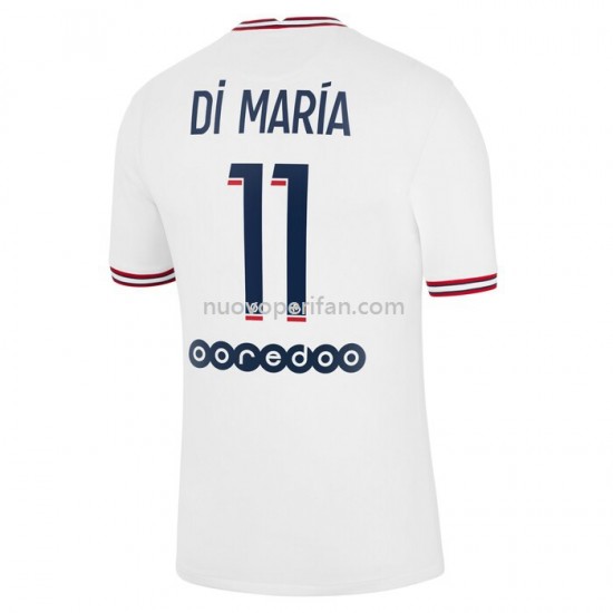 Maglie da Calcio Paris Saint-Germain Di Maria 11 Quarta Tenuta 2021-2022 Manica Corta