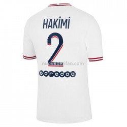Maglie da Calcio Paris Saint-Germain Hakimi 2 Quarta Tenuta 2021-2022 Manica Corta