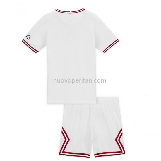 Maglie da Calcio Paris Saint-Germain Bambino Quarta Tenuta 2021-2022 Manica Corta