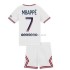 Maglie da Calcio Paris Saint-Germain Kylian Mbappé 7 Bambino Quarta Tenuta 2021-2022 Manica Corta