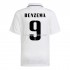Maglie da Calcio Real Madrid Benzema 9 Prima Tenuta 2022-2023 Manica Corta