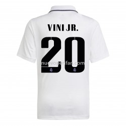 Maglie da Calcio Real Madrid Vini Jr. 20 Prima Tenuta 2022-2023 Manica Corta