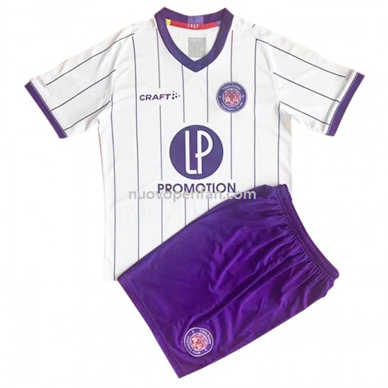 Maglie da Calcio Toulouse FC Bambino Prima Tenuta 2022-2023 Manica Corta