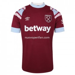 Maglie da Calcio West Ham United Prima Tenuta 2022-2023 Manica Corta