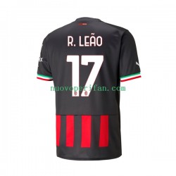 Maglie da Calcio AC Milan Rafael Leao 17 Uomo Prima Tenuta 2022-2023 Maniche Corte