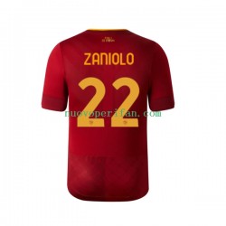 Maglie da Calcio AS Roma Zaniolo 22 Uomo Prima Tenuta 2022-2023 Maniche Corte