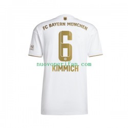 Maglie da Calcio FC Bayern München Joshua Kimmich 6 Uomo Trasferta Tenuta 2022-2023 Maniche Corte