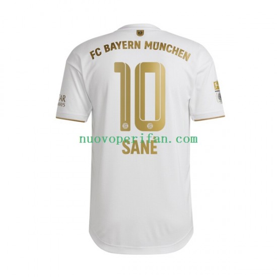 Maglie da Calcio FC Bayern München Leroy Sane 10 Uomo Trasferta Tenuta 2022-2023 Maniche Corte