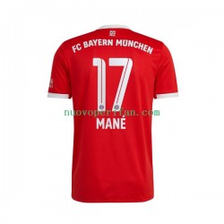 Maglie da Calcio FC Bayern München Sadio Mane 17 Uomo Prima Tenuta 2022-2023 Maniche Corte