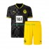 Maglie da Calcio Borussia Dortmund Bambino Trasferta Tenuta 2022-2023 Maniche Corte