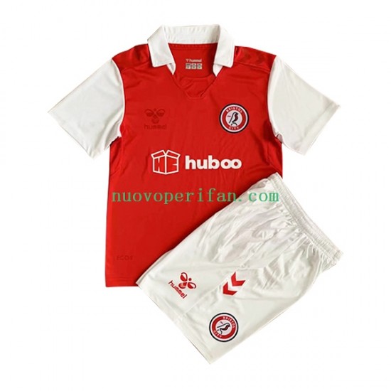 Maglie da Calcio Bristol City Bambino Prima Tenuta 2022-2023 Maniche Corte