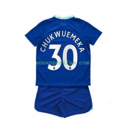 Maglie da Calcio Chelsea Chukwuemeka 30 Bambino Prima Tenuta 2022-2023 Maniche Corte
