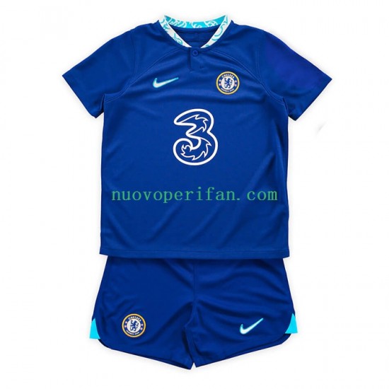 Maglie da Calcio Chelsea Bambino Prima Tenuta 2022-2023 Maniche Corte