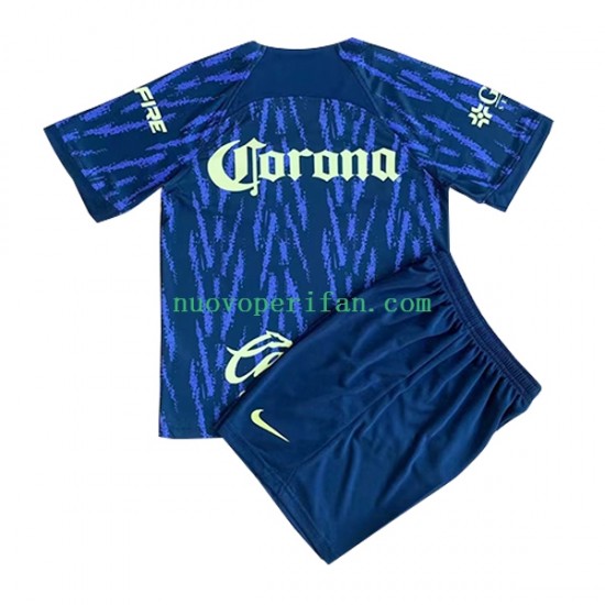 Maglie da Calcio Club América Bambino Trasferta Tenuta 2022-2023 Maniche Corte