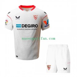 Maglie da Calcio Sevilla FC Bambino Prima Tenuta 2022-2023 Maniche Corte