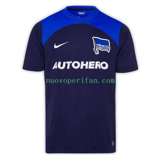 Maglie da Calcio Hertha BSC Uomo Trasferta Tenuta 2022-2023 Maniche Corte