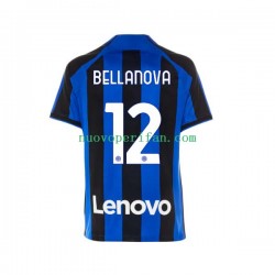 Maglie da Calcio Inter Milan Raoul Bellanova 12 Uomo Prima Tenuta 2022-2023 Maniche Corte