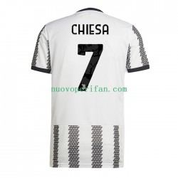Maglie da Calcio Juventus Chiesa 7 Uomo Prima Tenuta 2022-2023 Maniche Corte