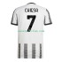 Maglie da Calcio Juventus Chiesa 7 Uomo Prima Tenuta 2022-2023 Maniche Corte