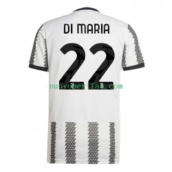 Maglie da Calcio Juventus Di Maria 22 Uomo Prima Tenuta 2022-2023 Maniche Corte