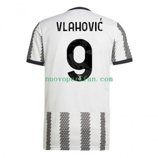 Maglie da Calcio Juventus Vlahovic 9 Uomo Prima Tenuta 2022-2023 Maniche Corte