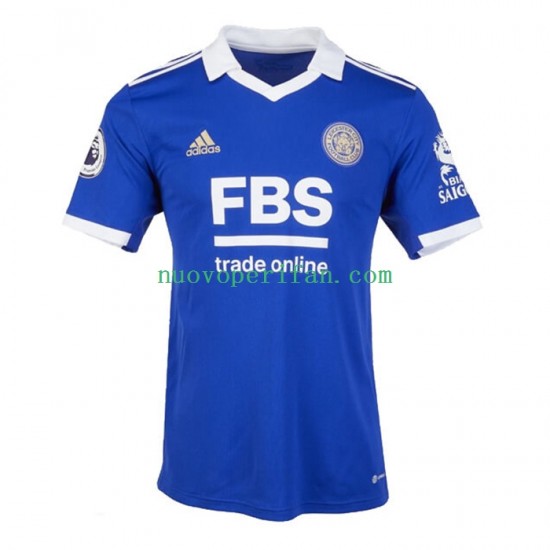 Maglie da Calcio Leicester City Uomo Prima Tenuta 2022-2023 Maniche Corte