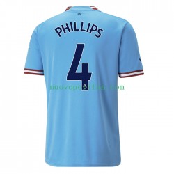Maglie da Calcio Manchester City PHILLIPS 4 Uomo Prima Tenuta 2022-2023 Maniche Corte
