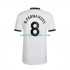 Maglie da Calcio Manchester United Bruno Fernandes 8 Uomo Trasferta Tenuta 2022-2023 Maniche Corte