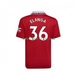 Maglie da Calcio Manchester United Elanga 36 Uomo Prima Tenuta 2022-2023 Maniche Corte