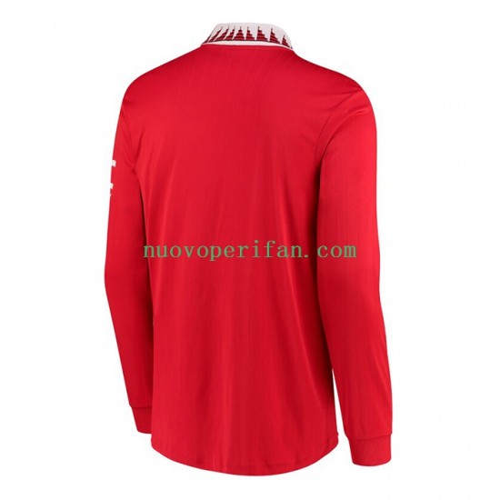 Maglie da Calcio Manchester United Uomo Prima Tenuta 2022-2023 Maniche Lunghe