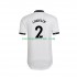 Maglie da Calcio Manchester United Victor Lindelof 2 Uomo Trasferta Tenuta 2022-2023 Maniche Corte