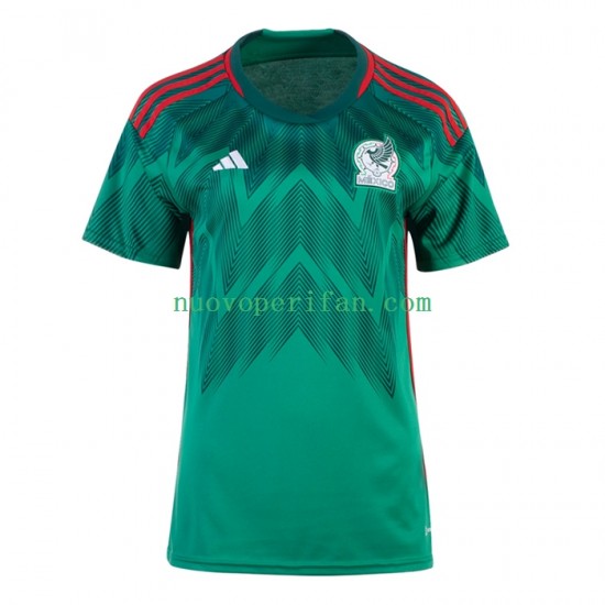 Maglie da Calcio Messico Donna Prima Tenuta 2022-2023 Maniche Corte