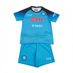 Maglie da Calcio Napoli Bambino Prima Tenuta 2022-2023 Maniche Corte