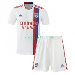 Maglie da Calcio Olympique Lyonnais Bambino Prima Tenuta 2022-2023 Maniche Corte