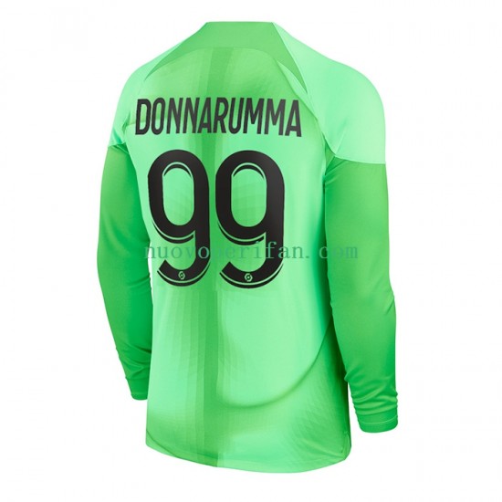Maglie da Calcio Paris Saint-Germain Gianluigi Donnarumma 99 Portiere Uomo Prima Tenuta 2022-2023 Maniche Lunghe