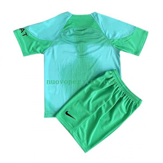 Maglie da Calcio Paris Saint-Germain Portiere Bambino Prima Tenuta 2022-2023 Maniche Corte