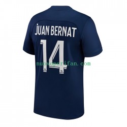 Maglie da Calcio Paris Saint-Germain Juan Bernat 14 Uomo Prima Tenuta 2022-2023 Maniche Corte