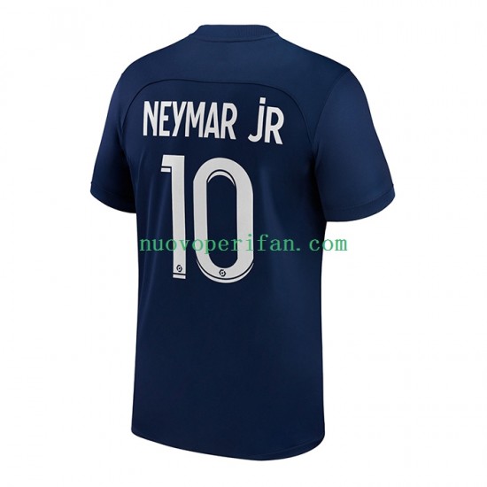 Maglie da Calcio Paris Saint-Germain Neymar Jr 10 Uomo Prima Tenuta 2022-2023 Maniche Corte