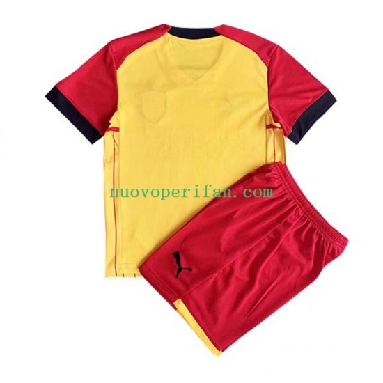 Maglie da Calcio RC Lens Bambino Prima Tenuta 2022-2023 Maniche Corte
