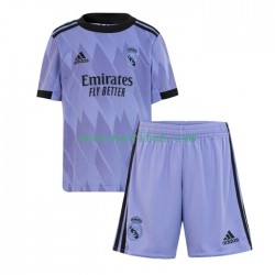 Maglie da Calcio Real Madrid Bambino Trasferta Tenuta 2022-2023 Maniche Corte