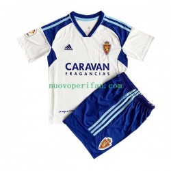 Maglie da Calcio Real Zaragoza Bambino Prima Tenuta 2022-2023 Maniche Corte