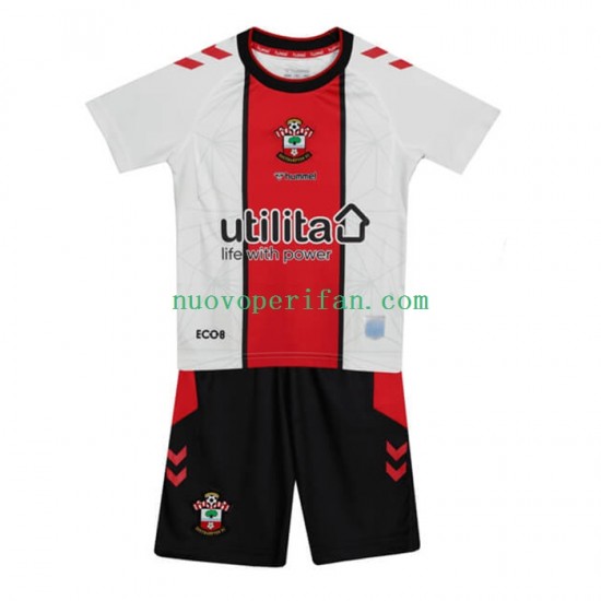 Maglie da Calcio Southampton Bambino Prima Tenuta 2022-2023 Maniche Corte