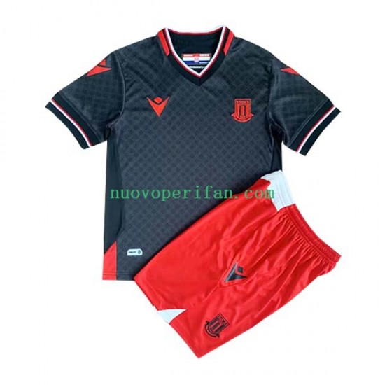 Maglie da Calcio Stoke City Bambino Trasferta Tenuta 2022-2023 Maniche Corte