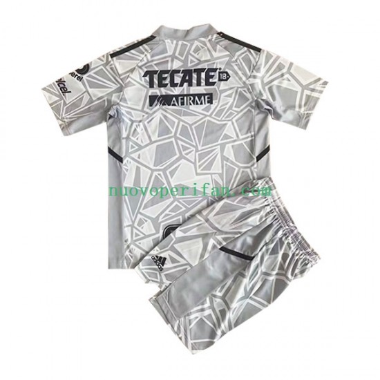 Maglie da Calcio Tigres UANL Portiere Bambino Prima Tenuta 2022-2023 Maniche Corte