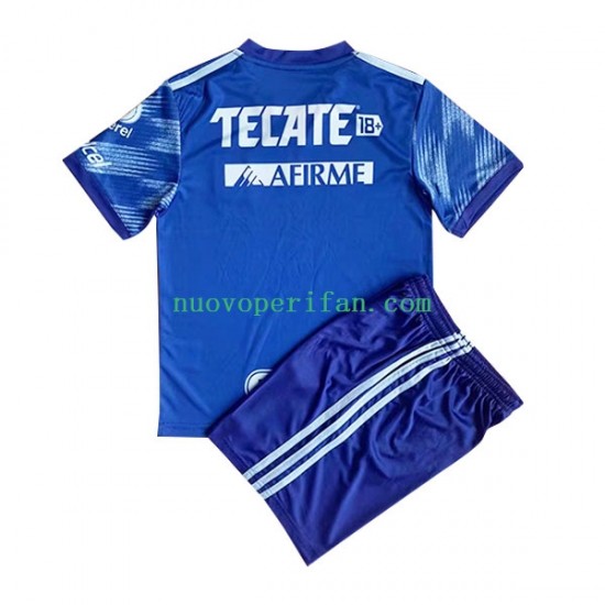 Maglie da Calcio Tigres UANL Bambino Trasferta Tenuta 2022-2023 Maniche Corte