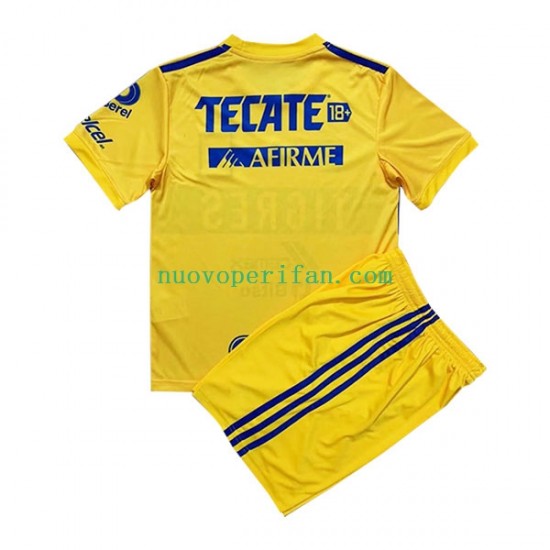 Maglie da Calcio Tigres UANL Bambino Prima Tenuta 2022-2023 Maniche Corte