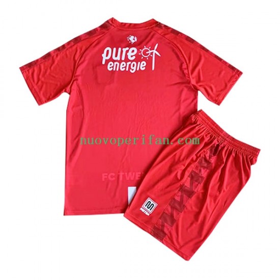 Maglie da Calcio Twente Bambino Prima Tenuta 2022-2023 Maniche Corte
